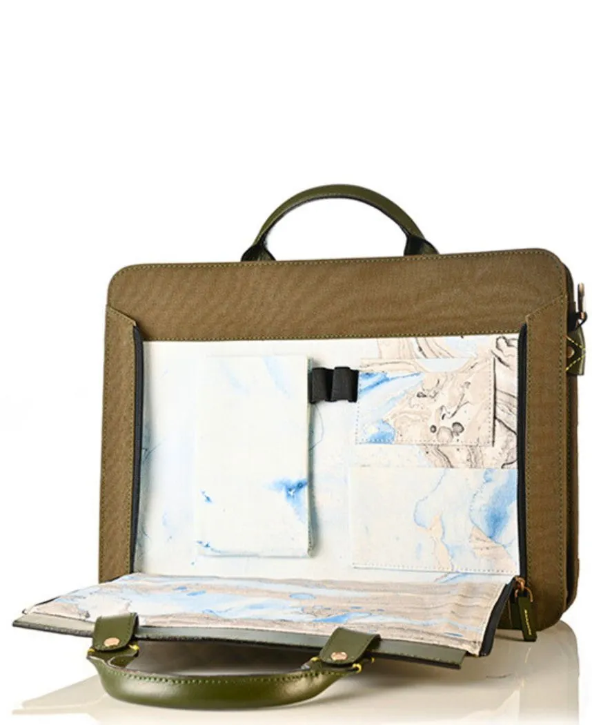 Ecru Laptop Bag