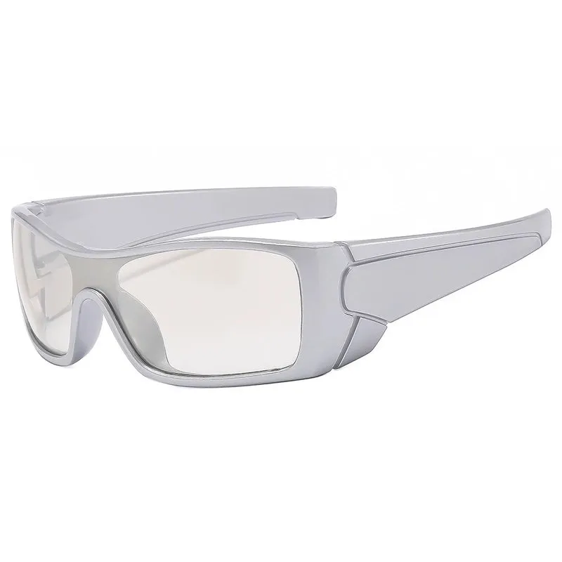 Elegant Simple Style Gradient Color Solid Color Pc Square Full Frame Men's Sunglasses