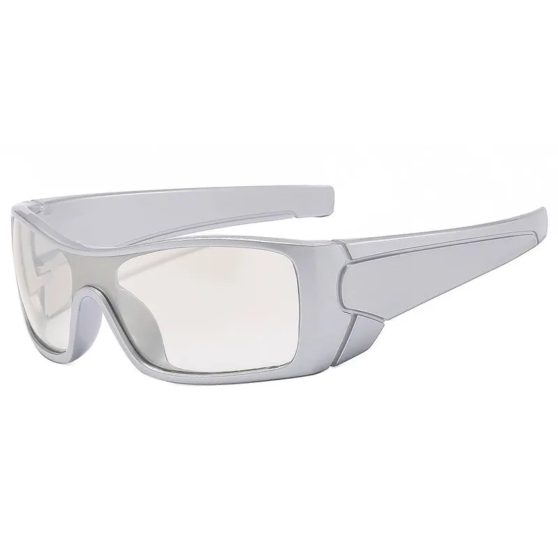 Elegant Simple Style Gradient Color Solid Color Pc Square Full Frame Men's Sunglasses