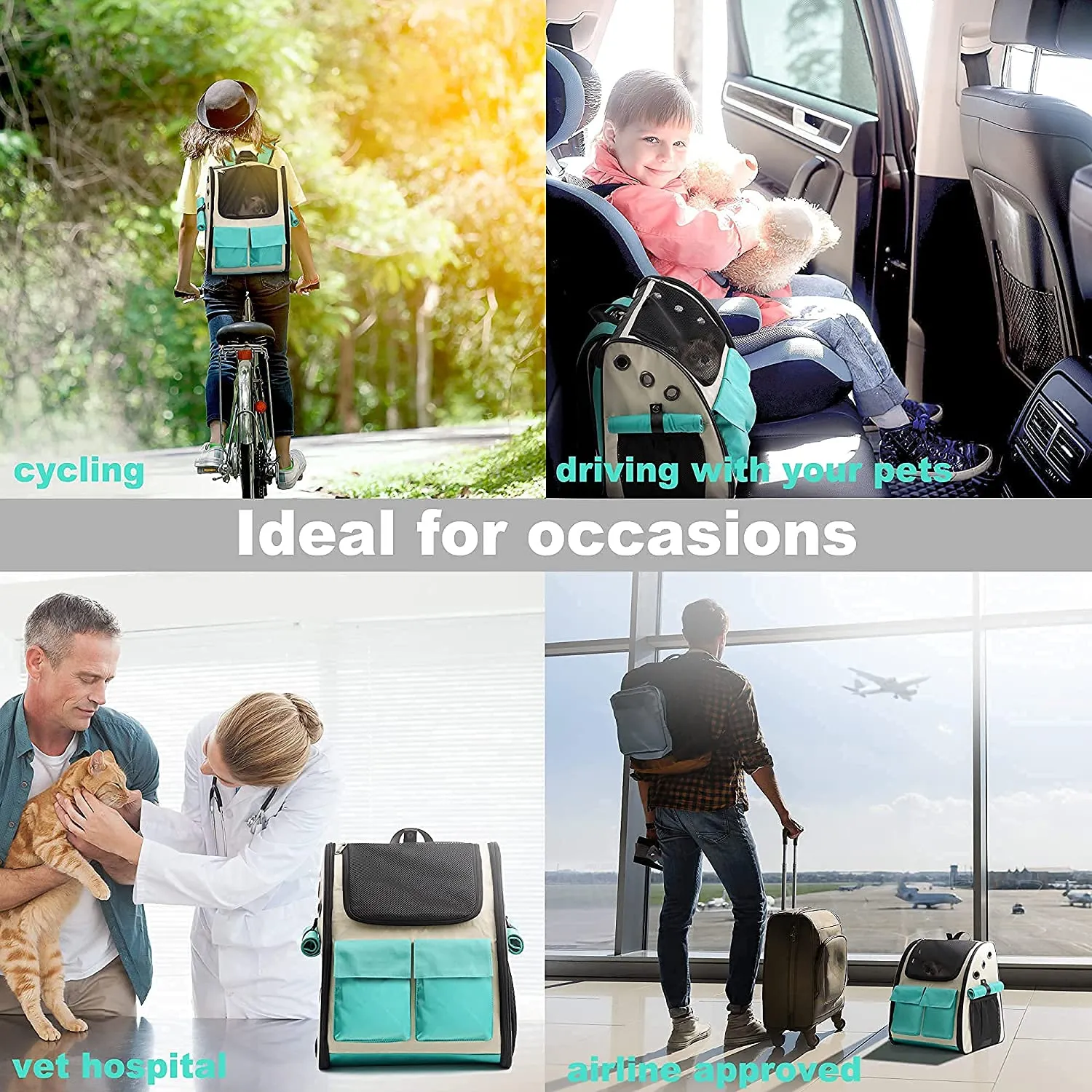Expandable Pet Backpack Carrier