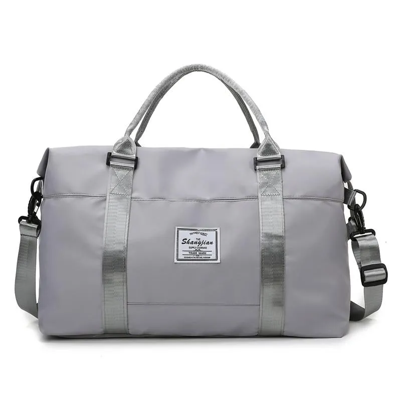 Fashion Women's Travel Bag Sports Fitness Bags Large Capacity Weekend Bag Waterproof Hand Luggage Suitcases Duffle Cabin Bag