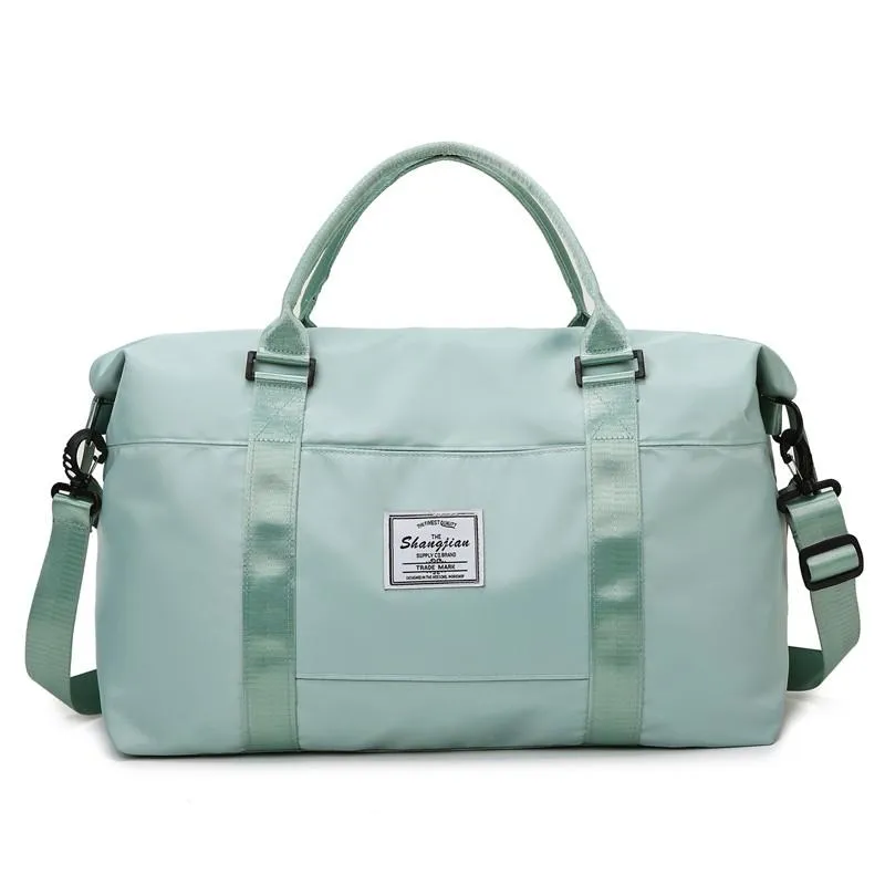 Fashion Women's Travel Bag Sports Fitness Bags Large Capacity Weekend Bag Waterproof Hand Luggage Suitcases Duffle Cabin Bag