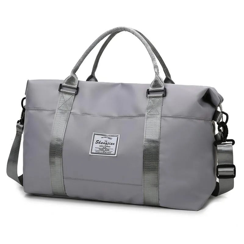 Fashion Women's Travel Bag Sports Fitness Bags Large Capacity Weekend Bag Waterproof Hand Luggage Suitcases Duffle Cabin Bag