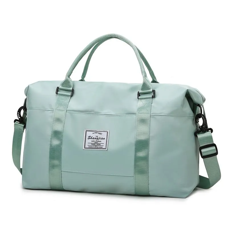 Fashion Women's Travel Bag Sports Fitness Bags Large Capacity Weekend Bag Waterproof Hand Luggage Suitcases Duffle Cabin Bag