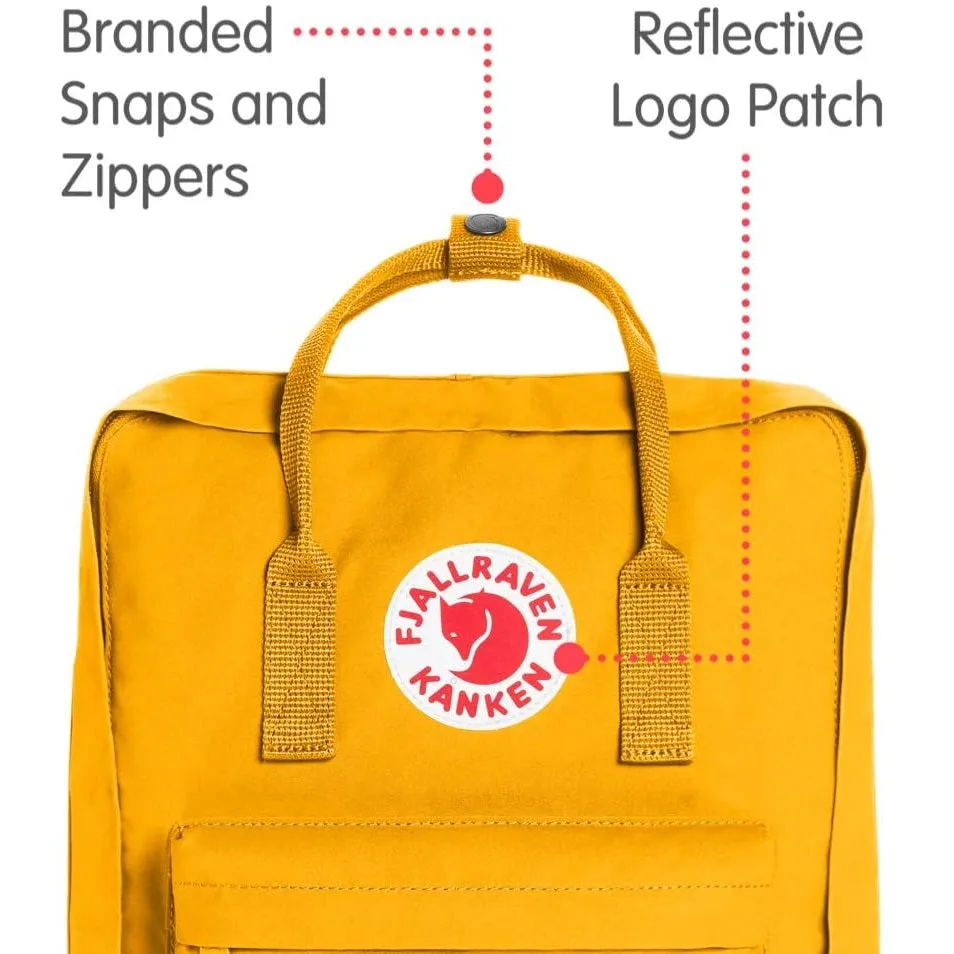 Fjallraven | Kanken Classic Backpack for Everyday | Warm Yellow
