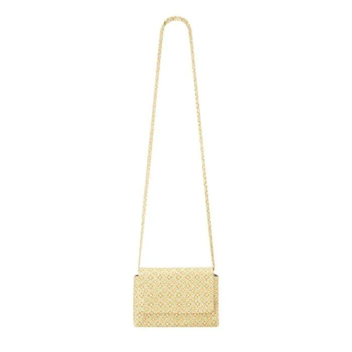 Floral Flap Crossbody Bag