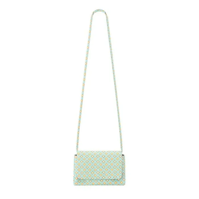 Floral Flap Crossbody Bag