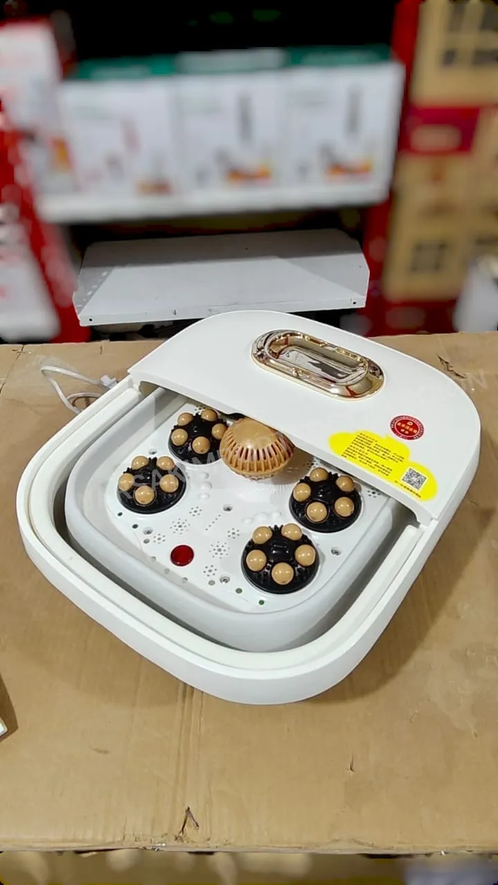 FOLDABLE DIGITAL FOOTBATH MASSAGER