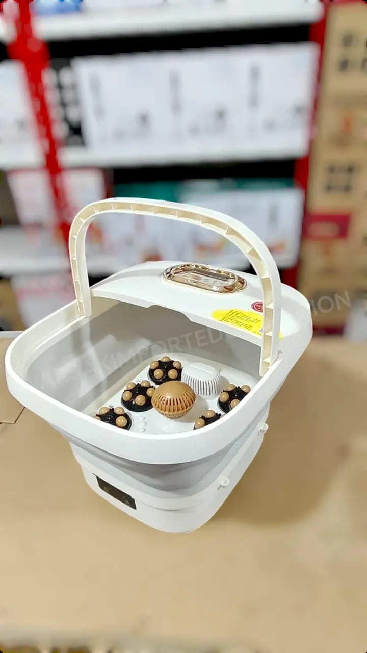 FOLDABLE DIGITAL FOOTBATH MASSAGER