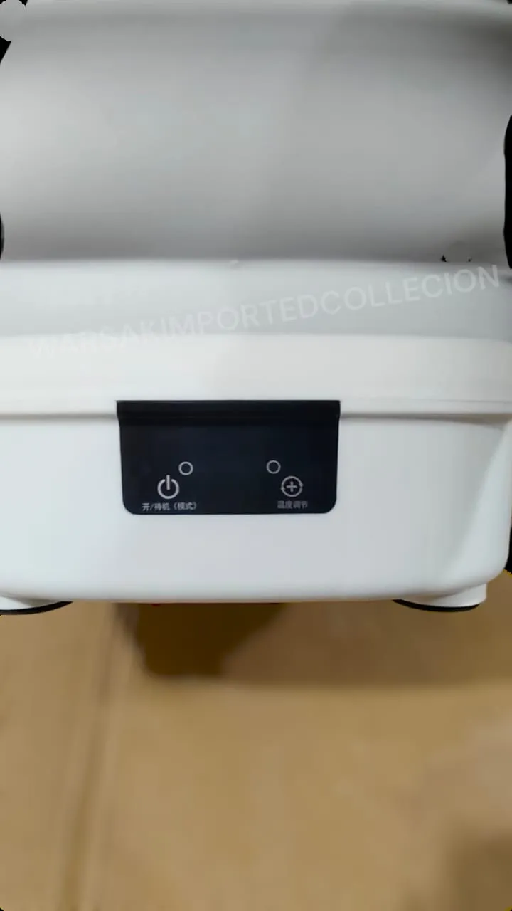 FOLDABLE DIGITAL FOOTBATH MASSAGER