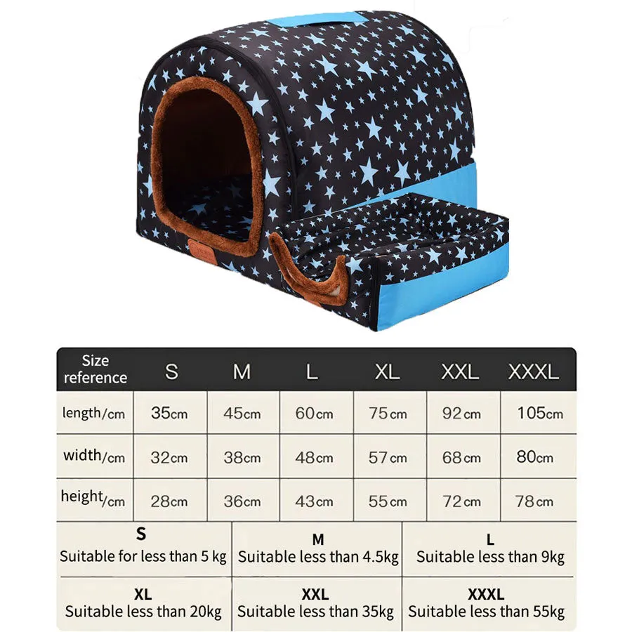 Foldable Washable Travel Pet House
