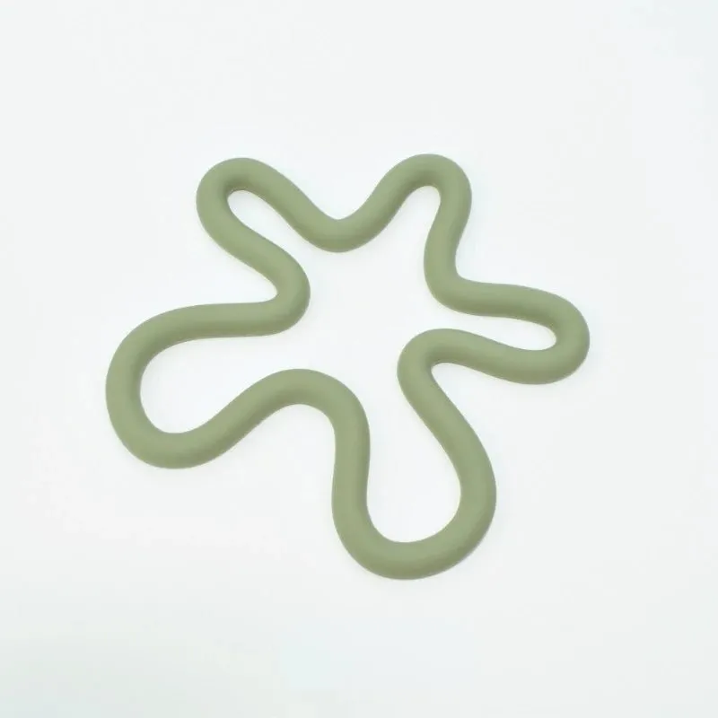 Geometric Heat-Resistant Silicone Mat – Non-Slip Coasters and Pot Holders for Chic Table Settings and Kitchen Accessories