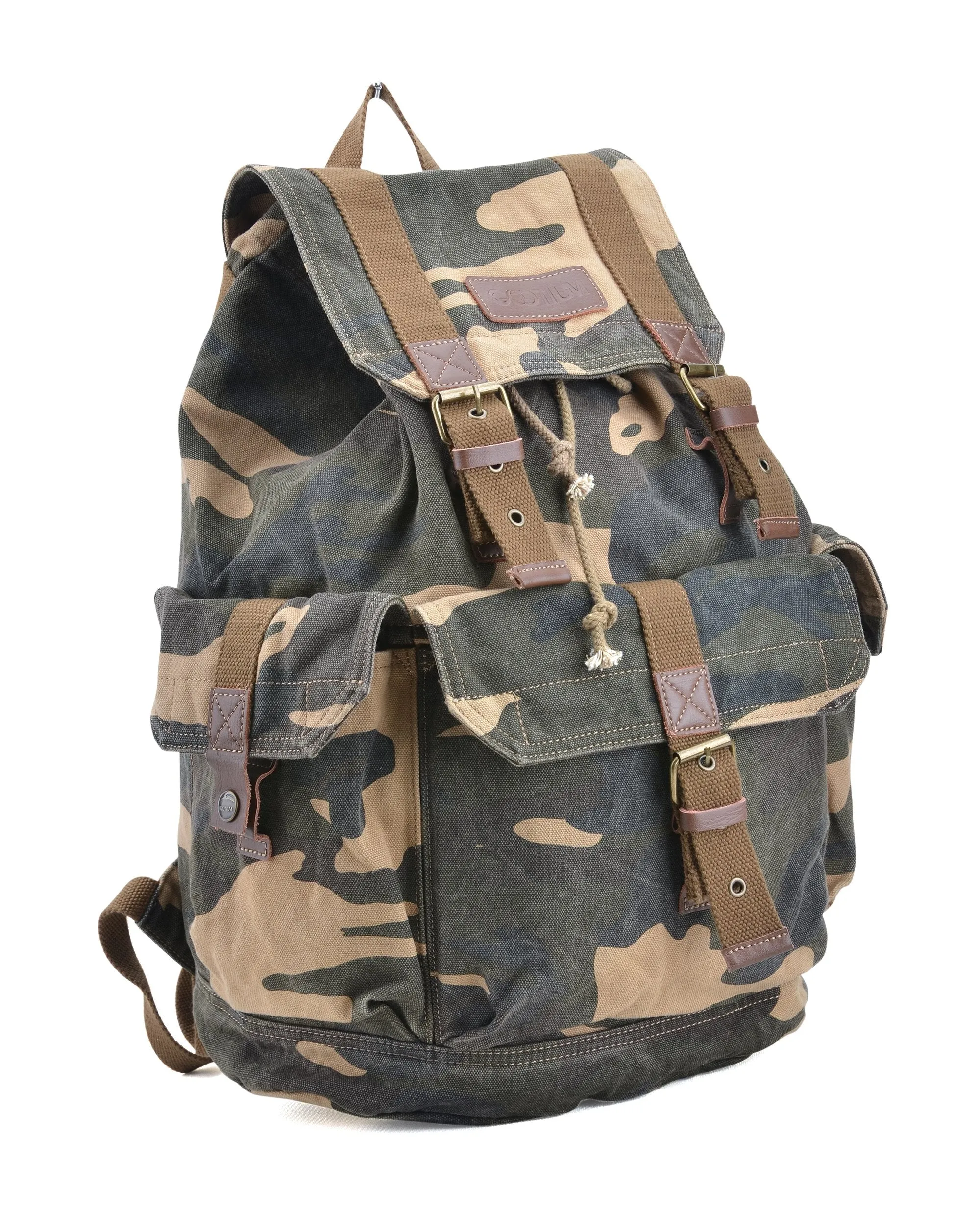 Gootium 21101CAM Specially High Density Thick Canvas Backpack Rucksack (camouflage)