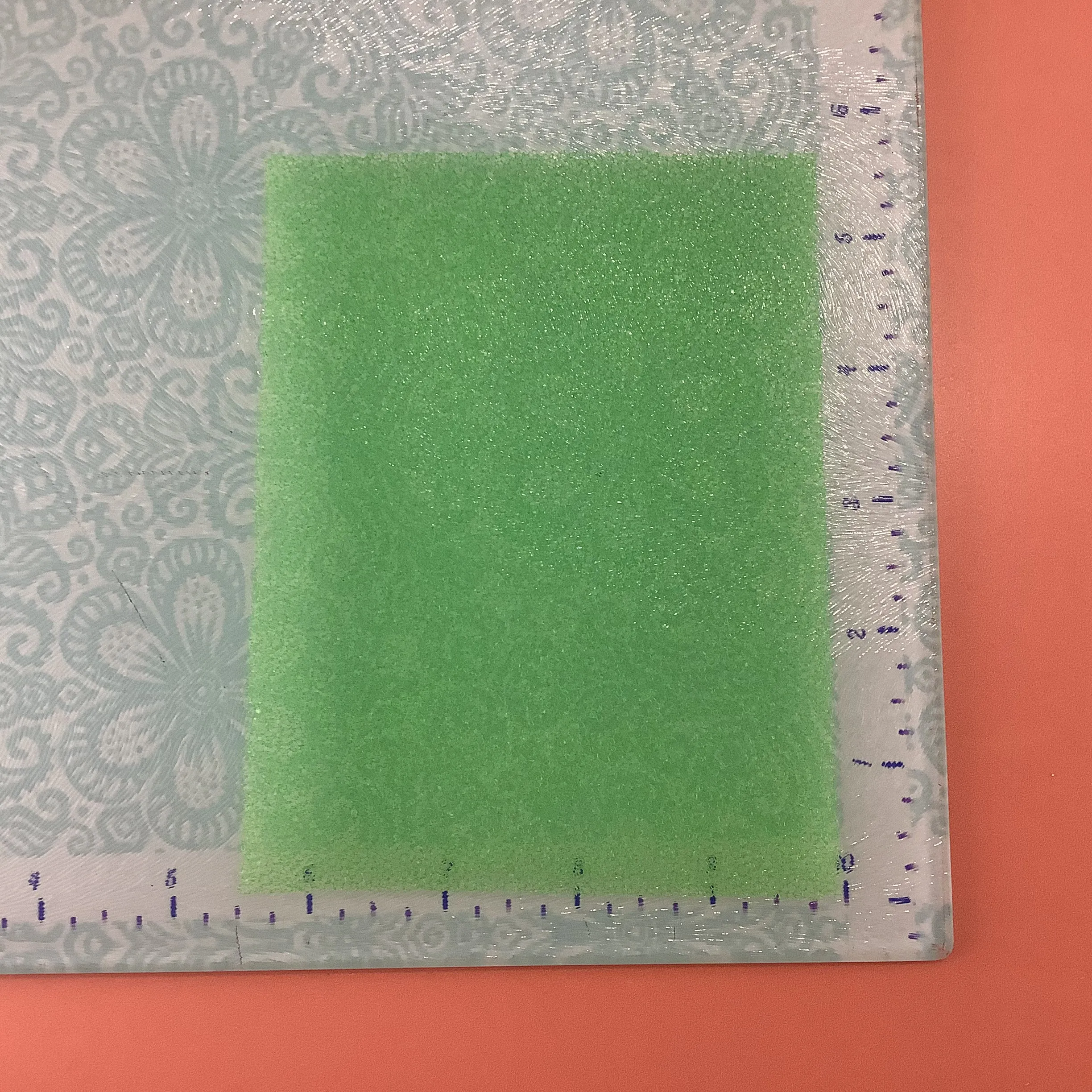 Green Sponge for polymer clay texture techniques