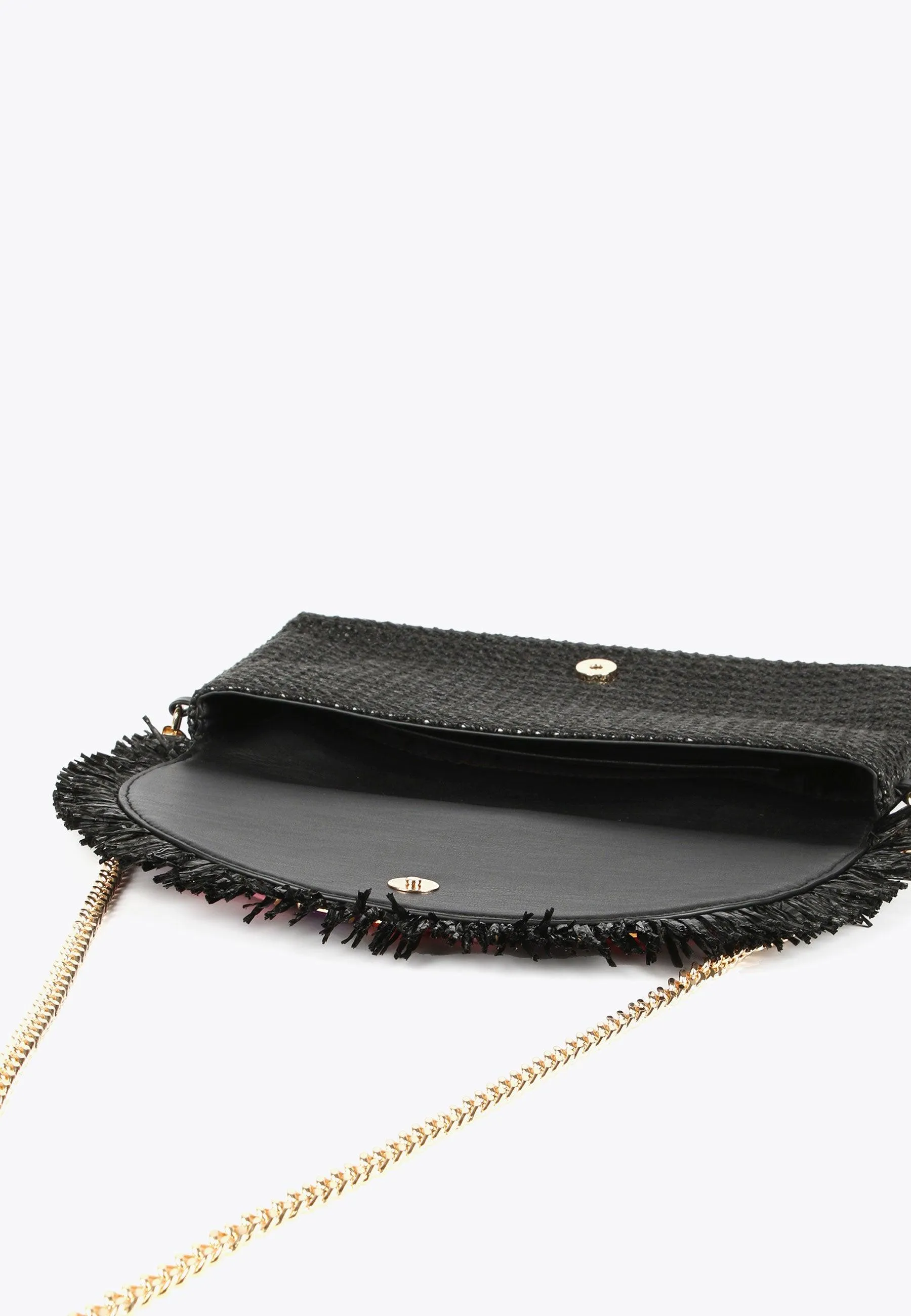 Handbag with colourful stones