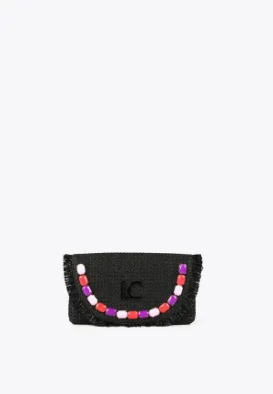Handbag with colourful stones