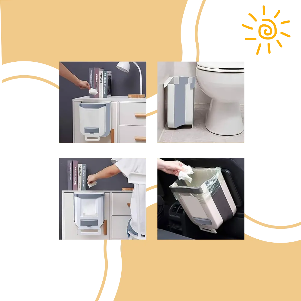 High Capacity Collapsible Trash Can