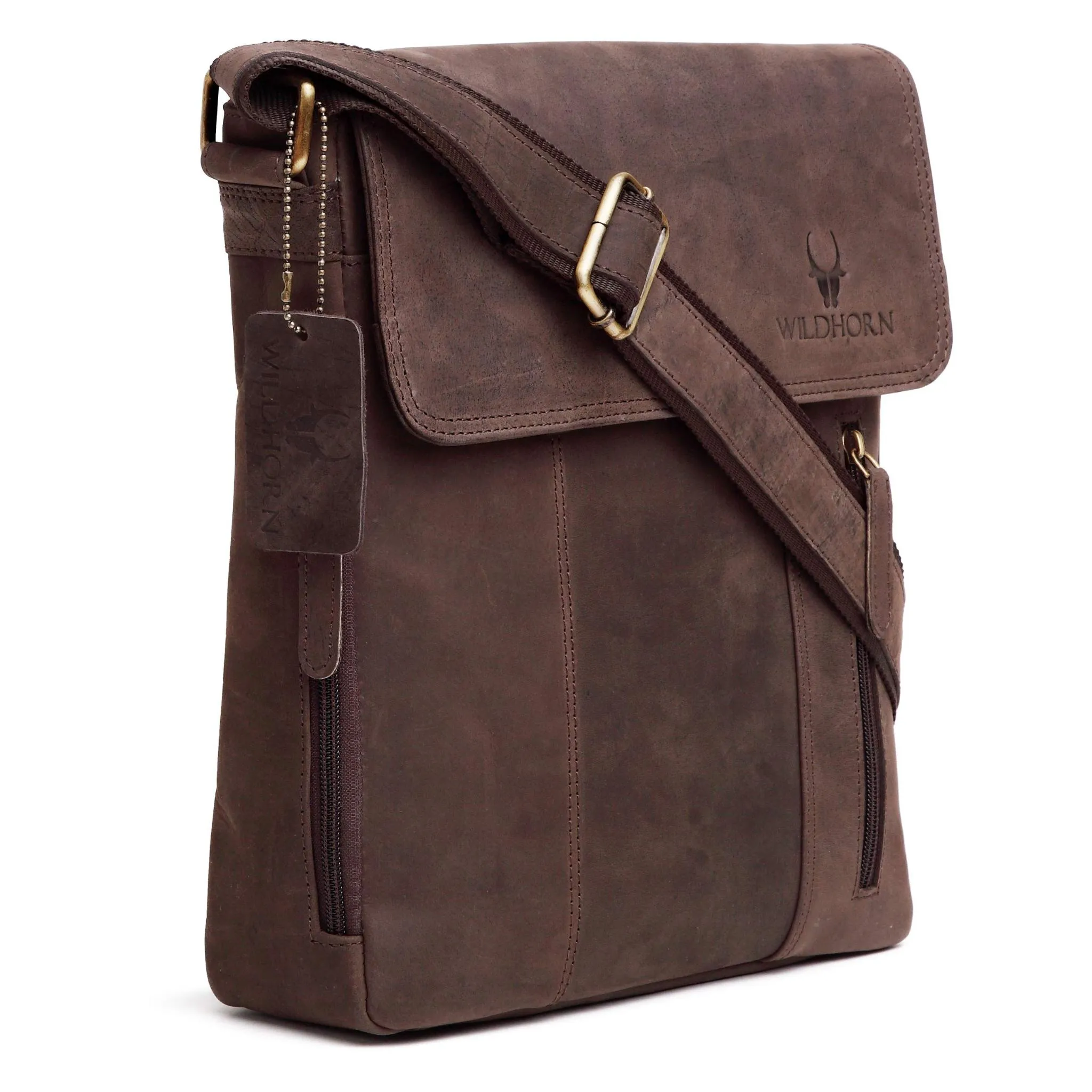 HIGHTOWER Leather Sling Bag for Men