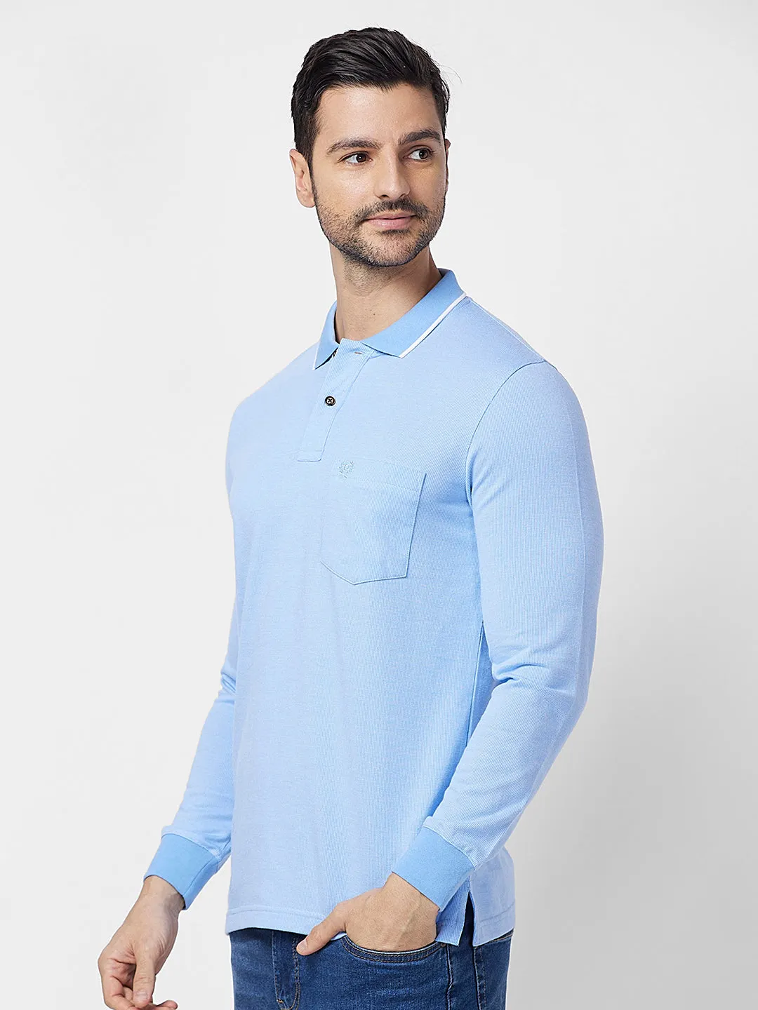 Jacquard Texture Polo