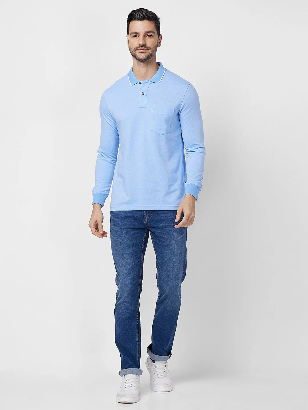 Jacquard Texture Polo