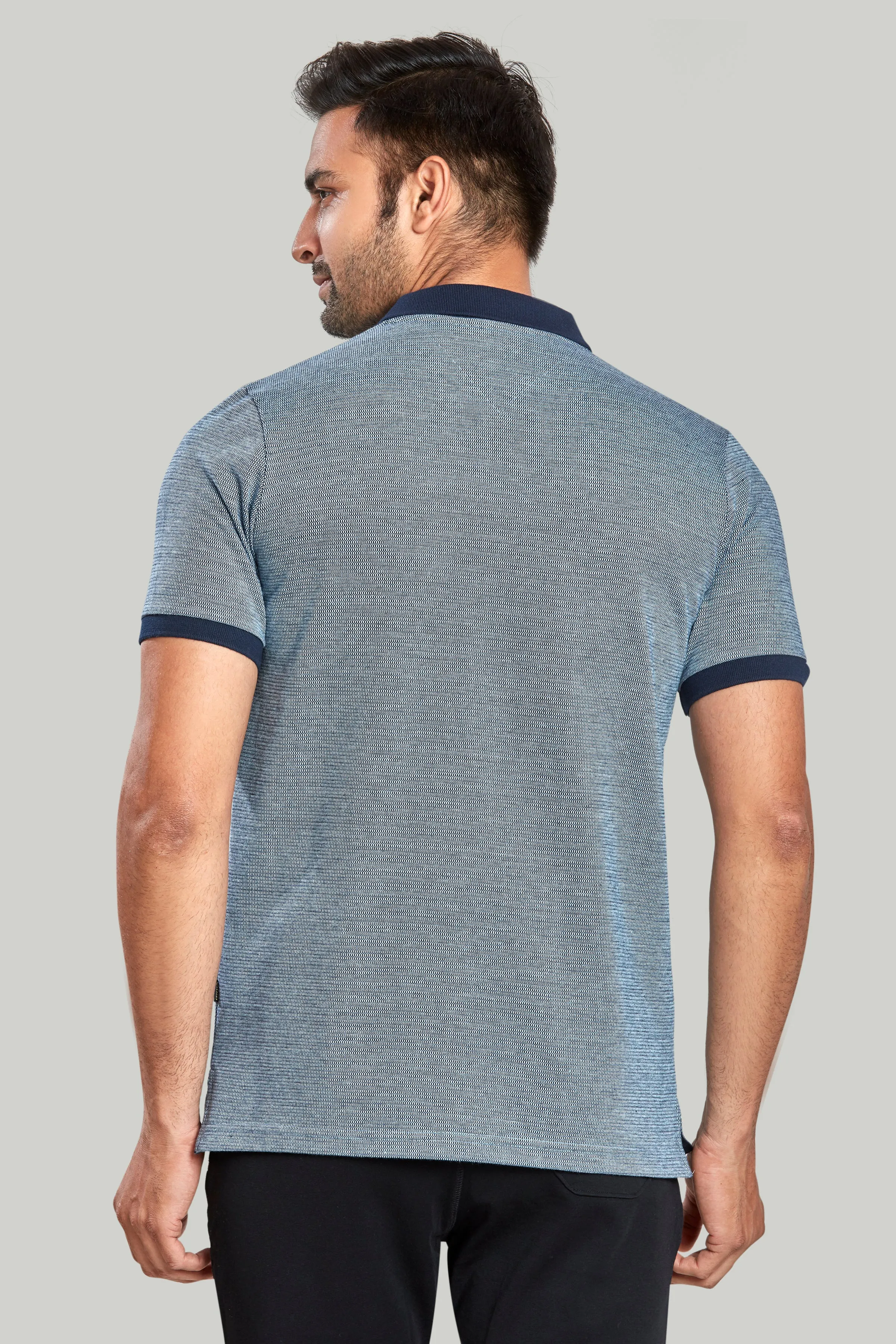 Jacquard Texture Polo