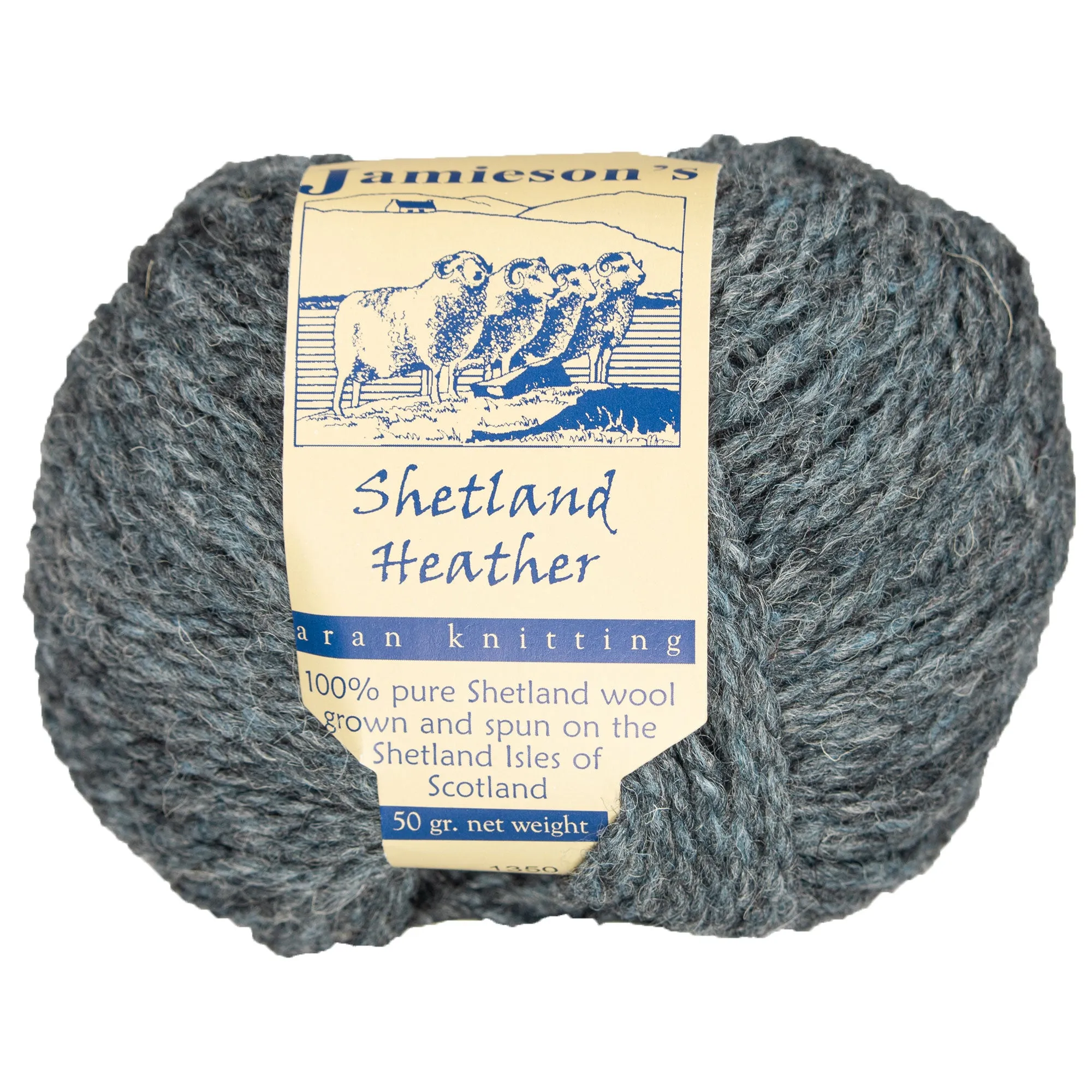 Jamieson's of Shetland Heather Aran Yarn - 1350 North Sea