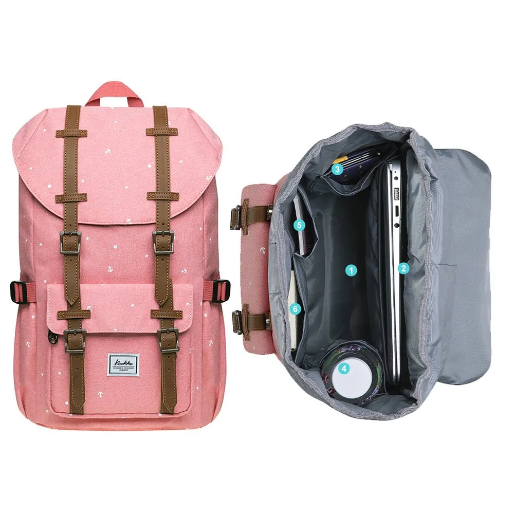 KAUKKO Backpack for city trips, EP5-13 ( Pink / 14L )