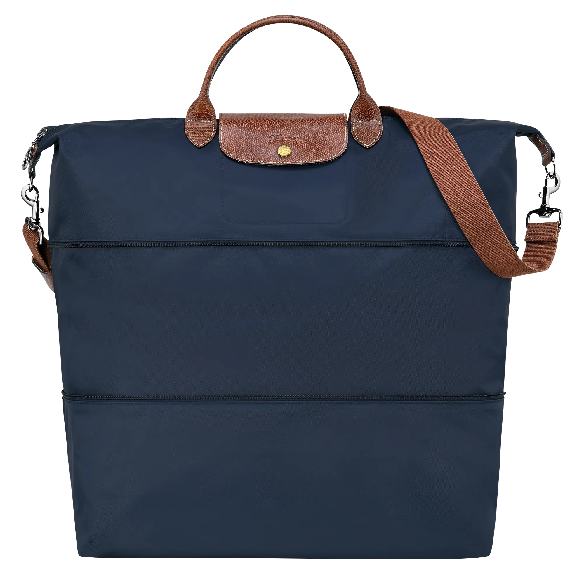 Le Pliage Original Expandable Travel Bag Recycled Canvas - Navy