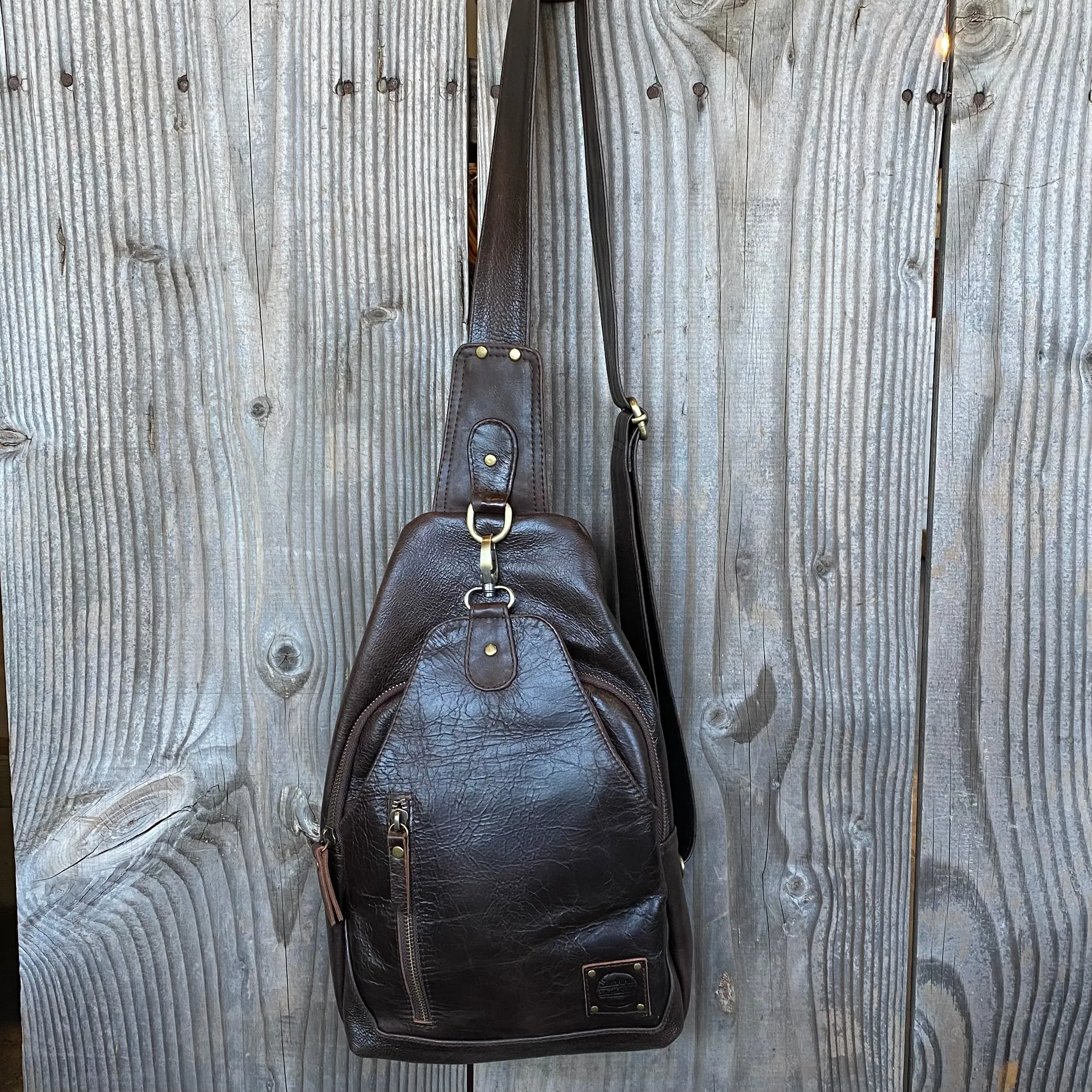 Leather Sling Bag