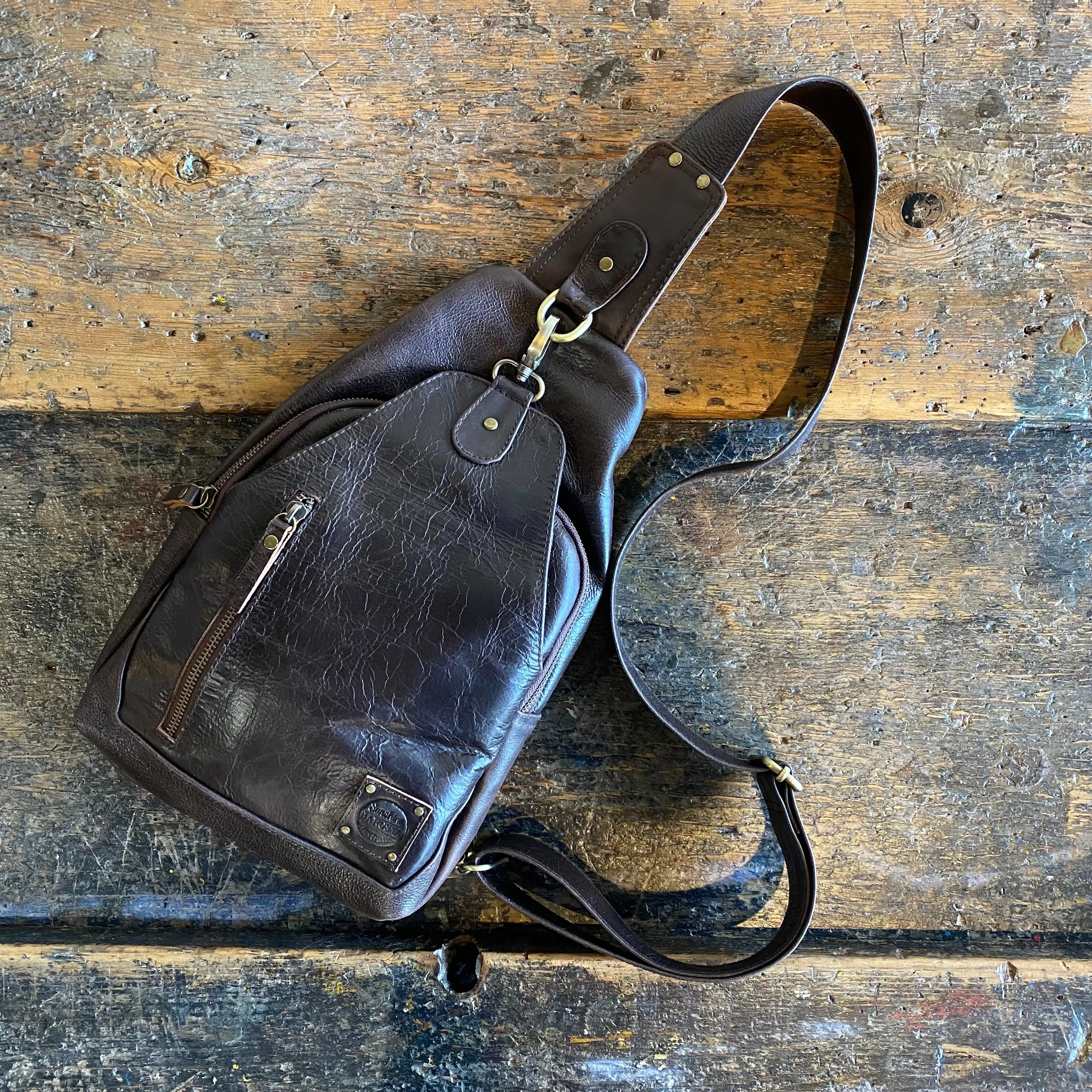 Leather Sling Bag