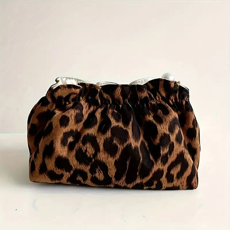LEOPARD PRINT COSMETIC SET OF 2