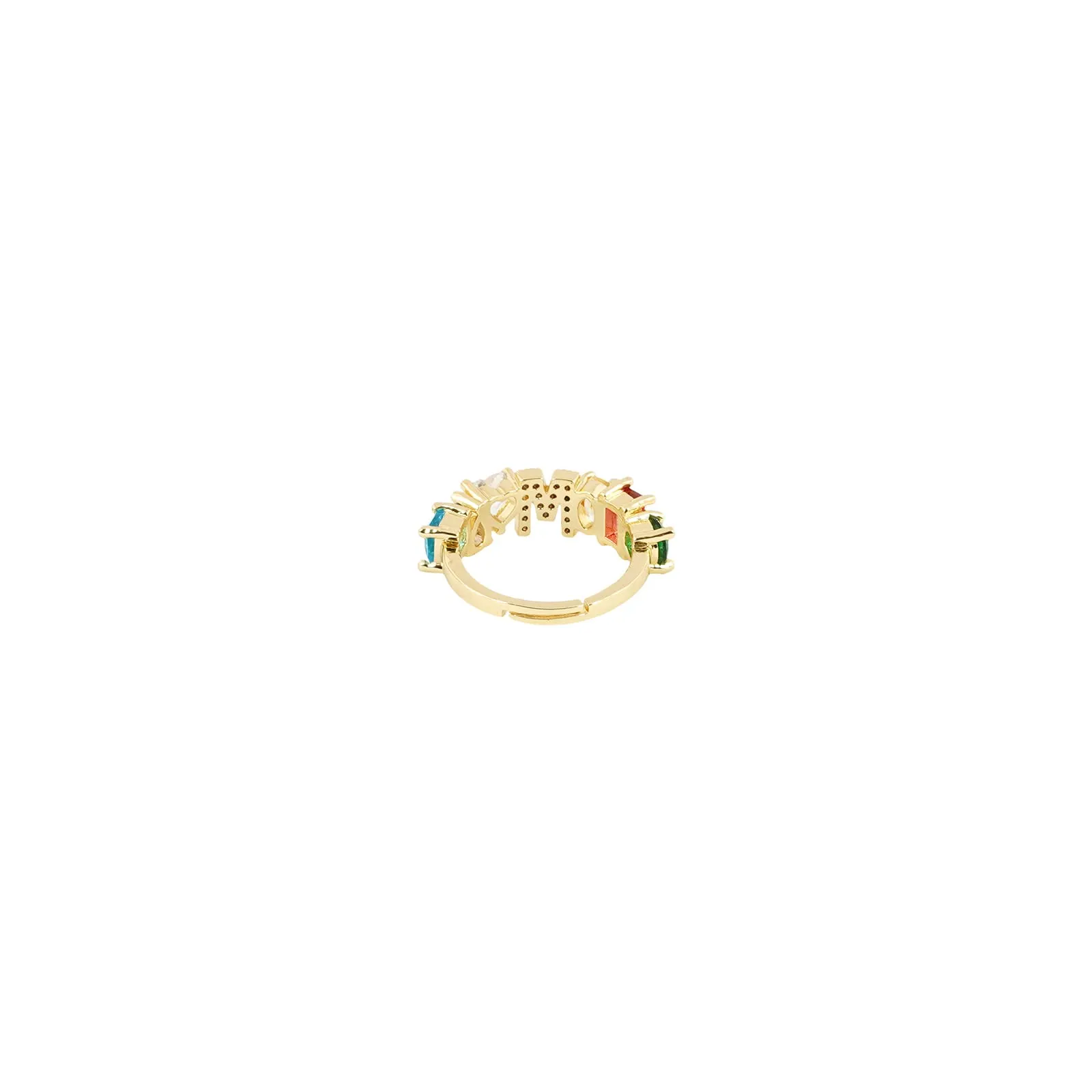 Lowe Multicolour Alphabet M Ring