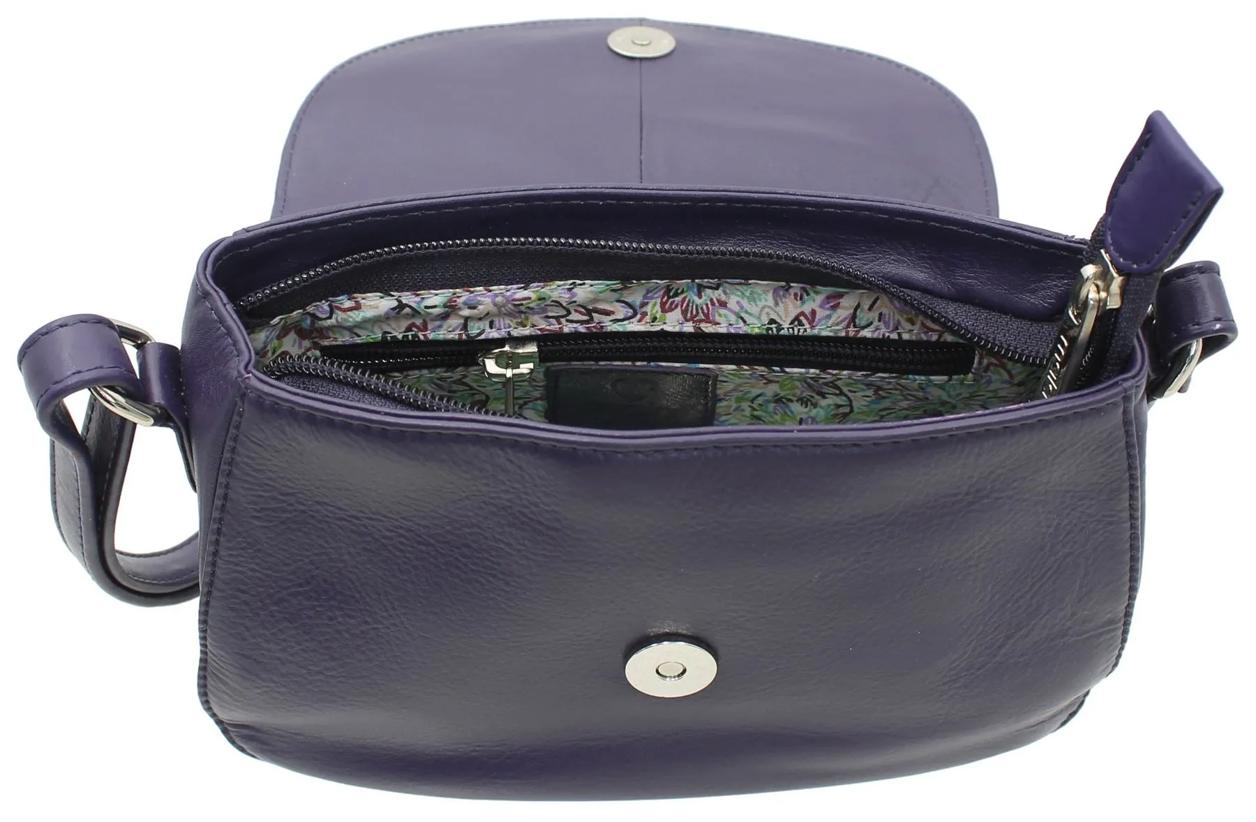 Mala Leather Anishka Collection Small Leather Shoulder Bag 7201_75