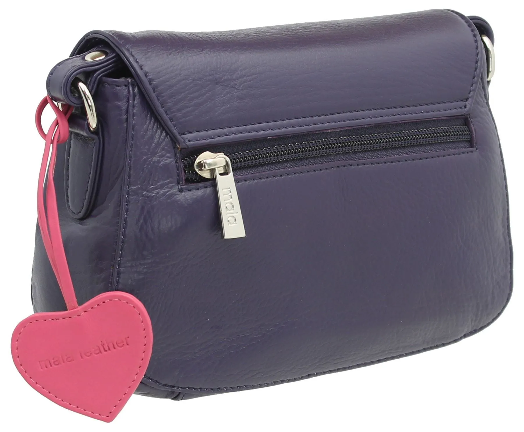 Mala Leather Anishka Collection Small Leather Shoulder Bag 7201_75
