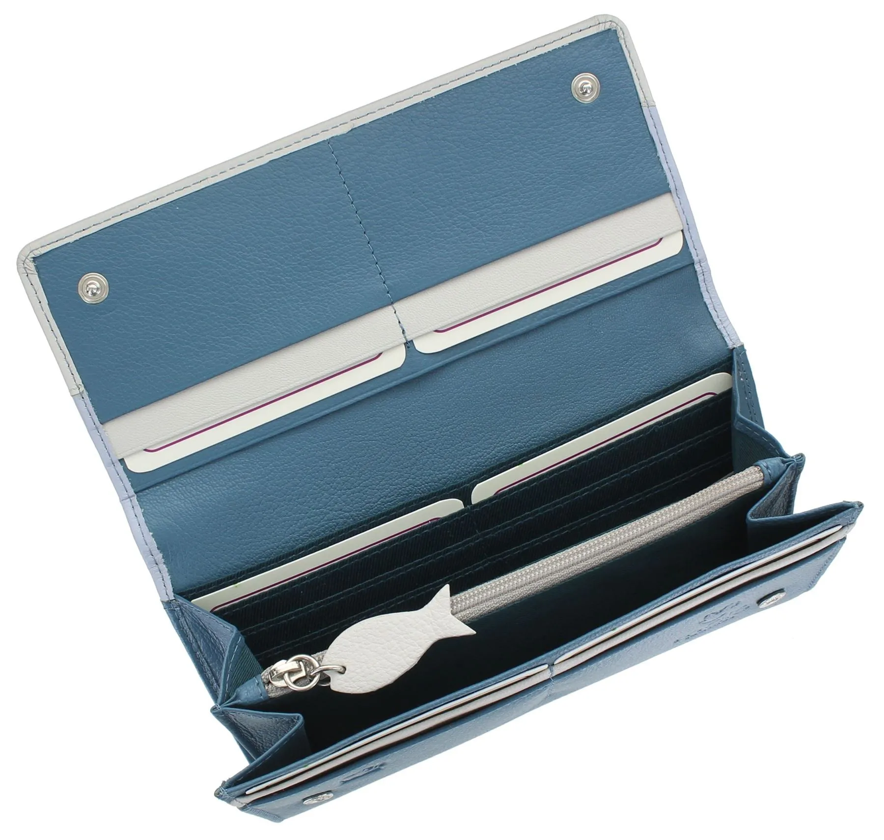 Mala Leather Ollie Collection Leather Purse with RFID Protection 3494_3
