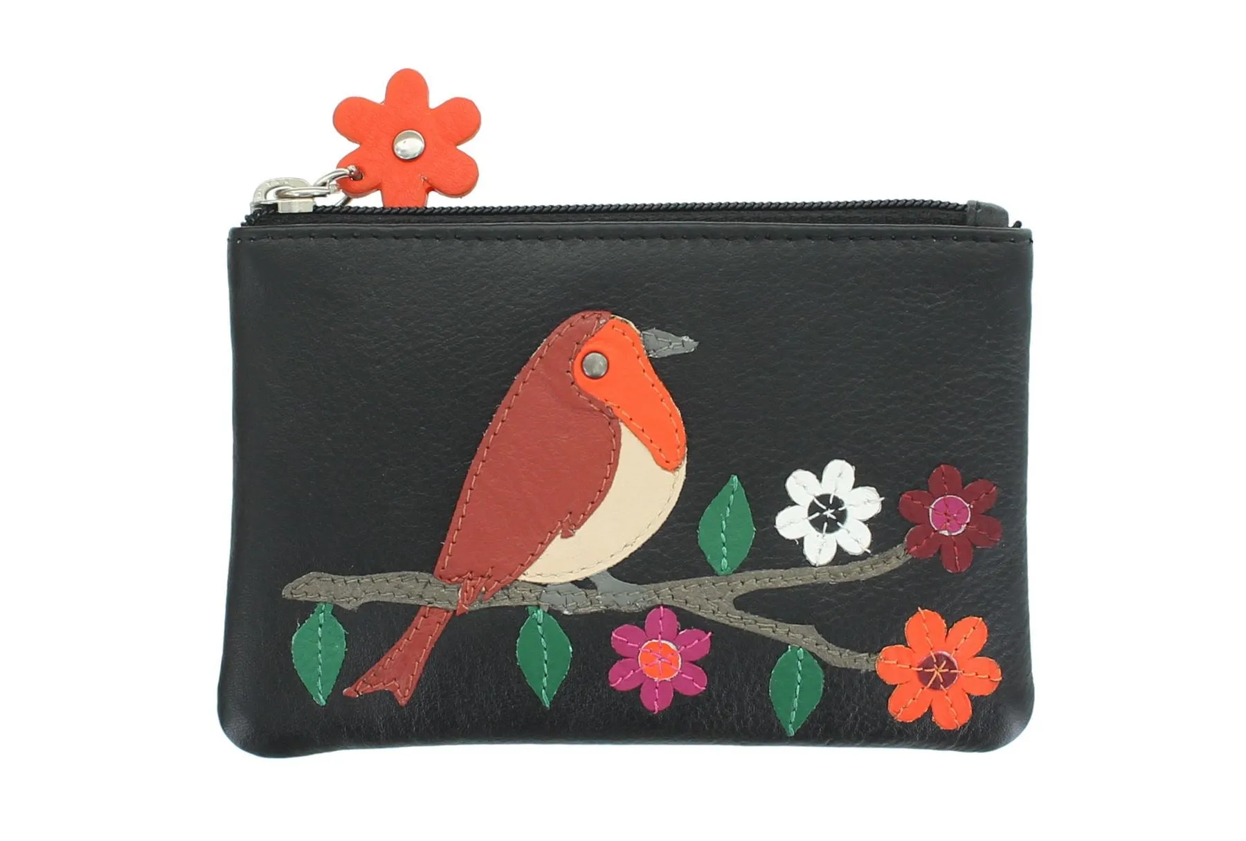 Mala Leather ROBIN Collection Coin Purse With Keyring - RFID Protected 4151_97