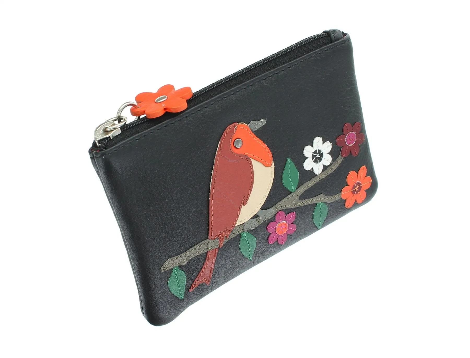 Mala Leather ROBIN Collection Coin Purse With Keyring - RFID Protected 4151_97