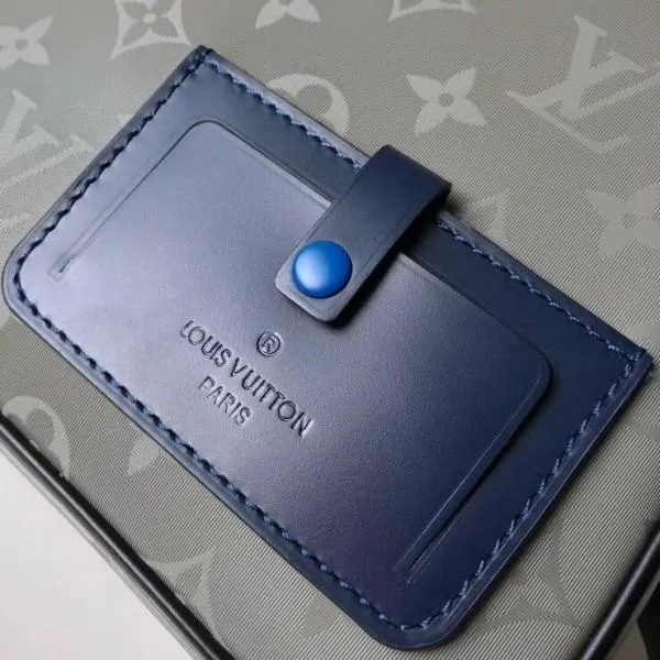 Men&#8217;s Small Messenger Shoulder Bag M43918 Monogram Titanium Canvas/blue 2018