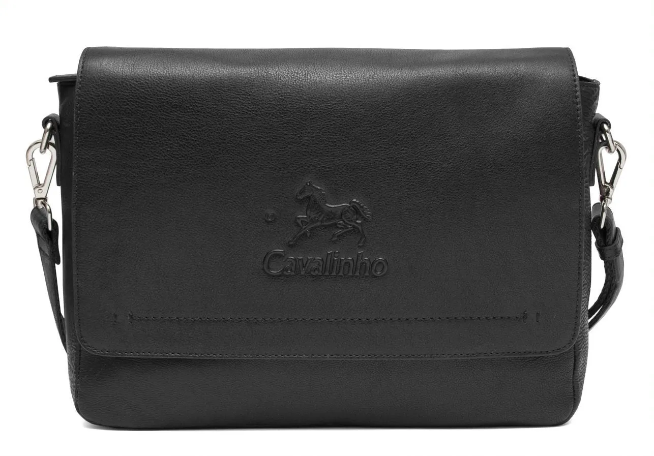 Mens Black Messenger Bag