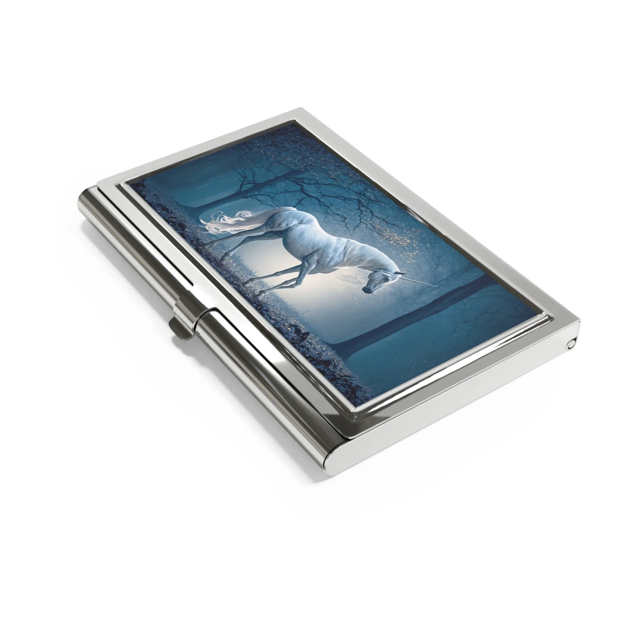 Midnight Unicorn Business Card Holder