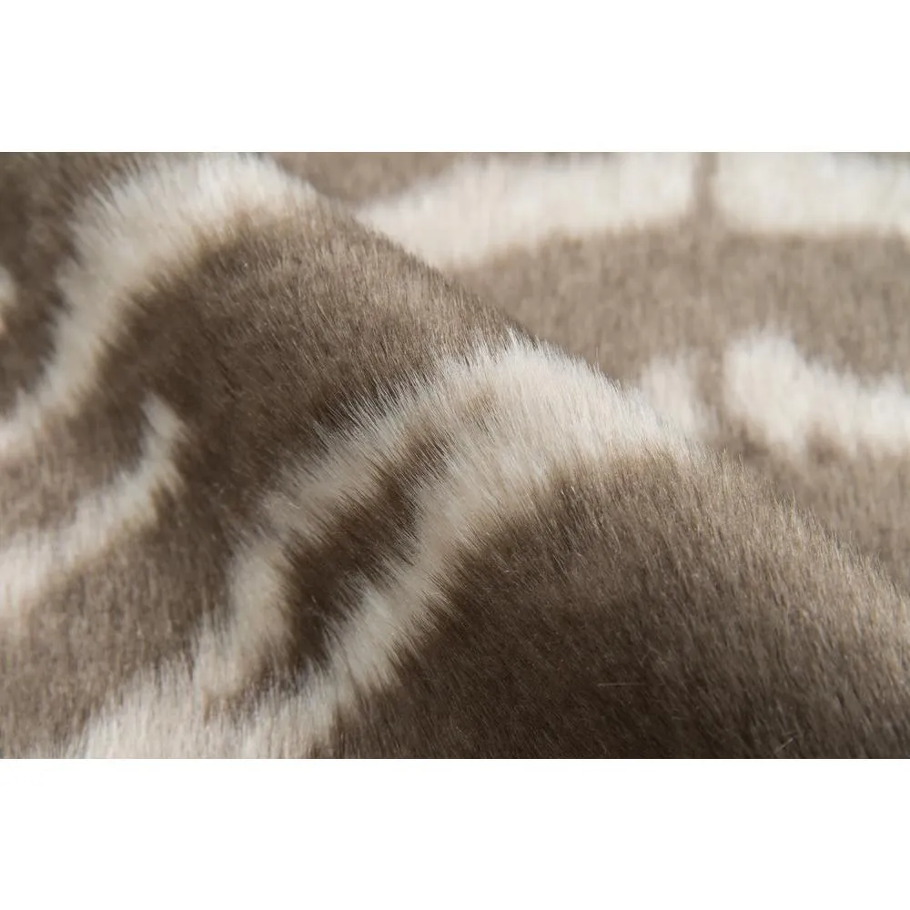 Modern Grey Zebra Area Rug