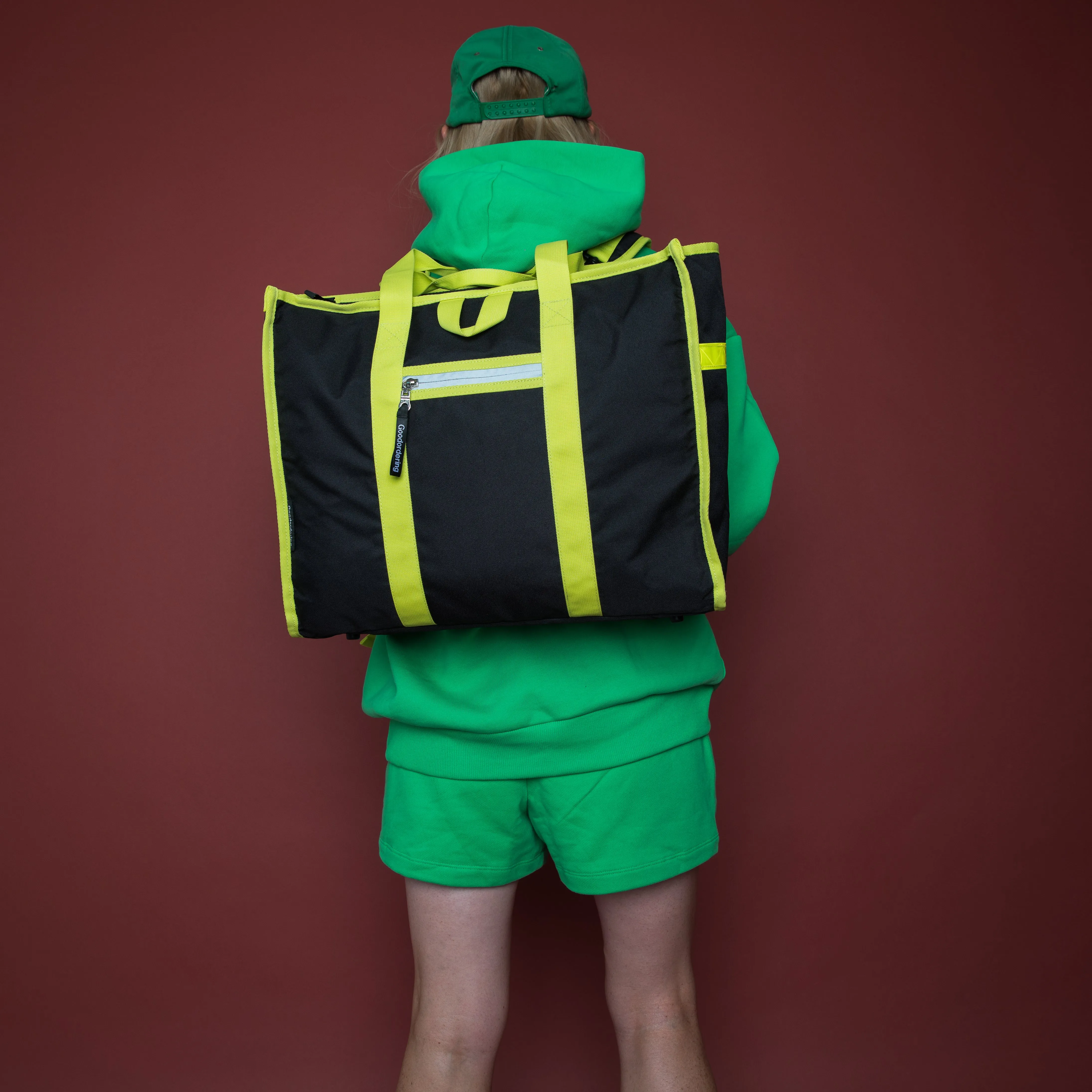 Neon tote backpack pannier