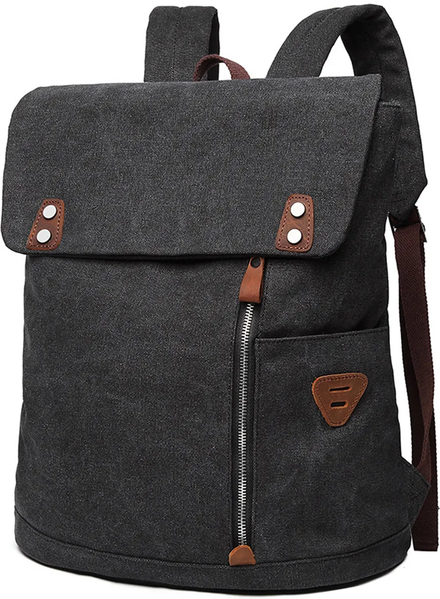 New Canvas Backpack College Business Laptop Bag