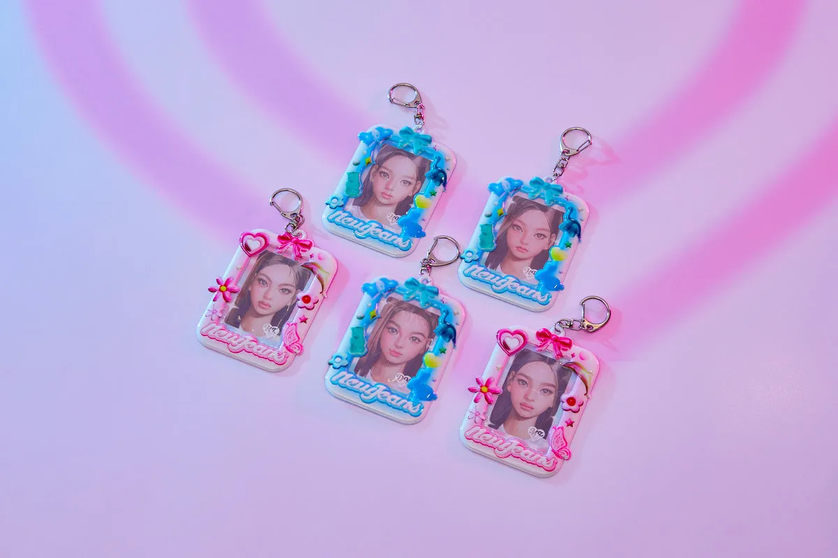 NEWJEANS GET UP PHOTO CARD HOLDER KEYRING (HAERIN)