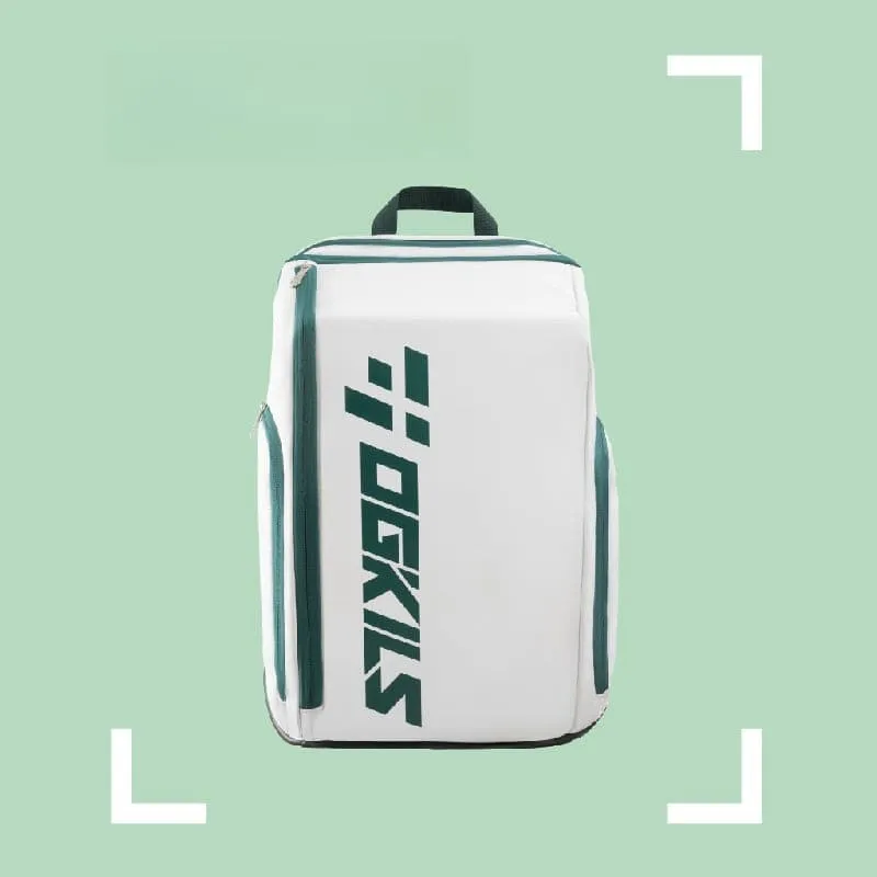 OGKILS "Eye-Catching" Badminton Backpack (3pcs) White/Green