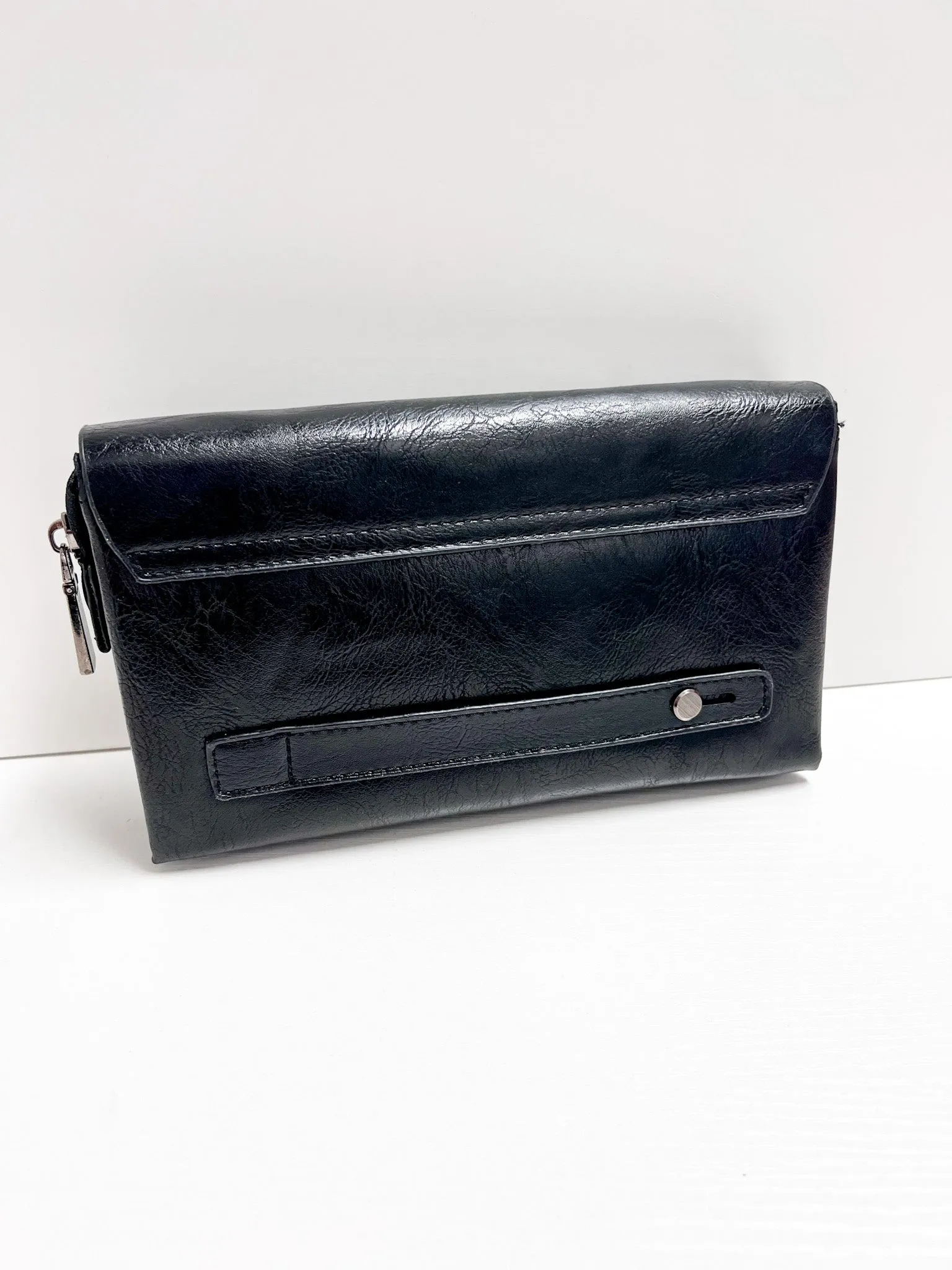 Patricia - Black Clutch Purse