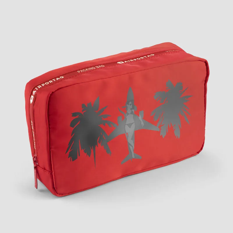 Plane Shadow Beach - Packing Bag