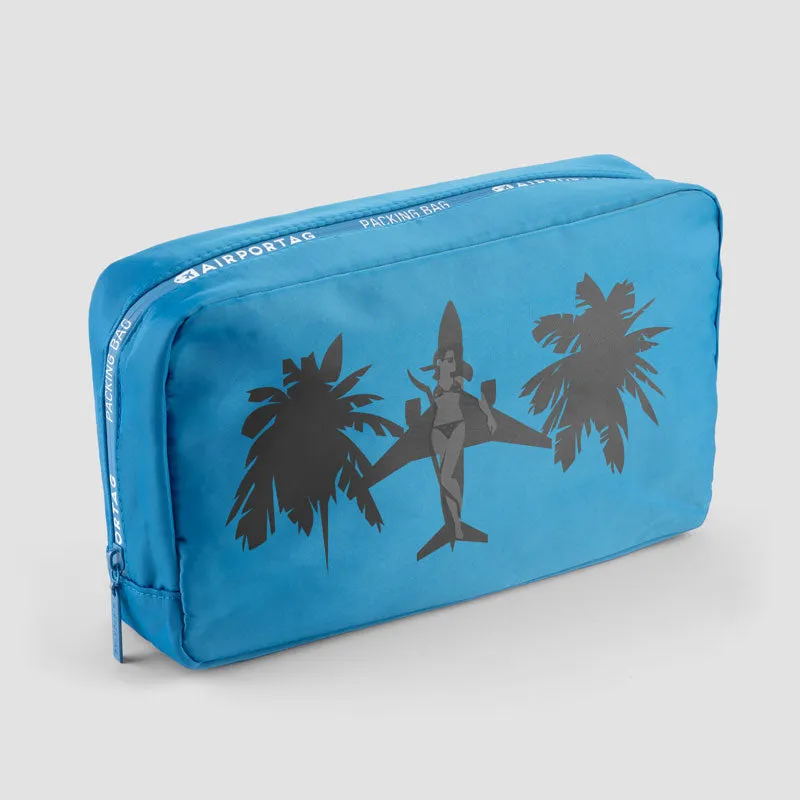 Plane Shadow Beach - Packing Bag