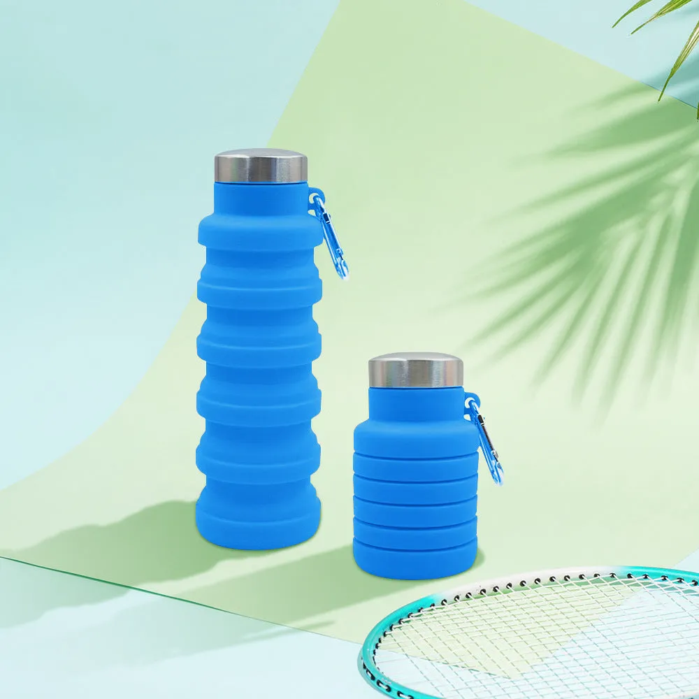 Platinum Grade Silicone Telescopic Cup Sports Water Cup Outdoor Children's Water Bottle Water Bottle Foldable Cup