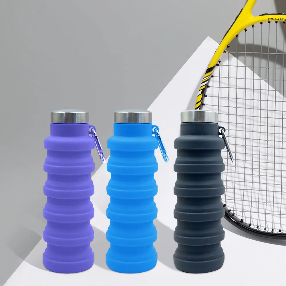 Platinum Grade Silicone Telescopic Cup Sports Water Cup Outdoor Children's Water Bottle Water Bottle Foldable Cup